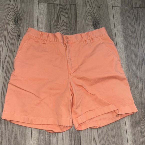 Lauren Ralph Lauren Pants - Lauren Ralph Lauren Women's Chino Shorts‎ Orange Size 8 Used